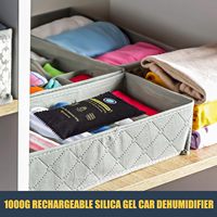 Déshydratant en gel de silice rechargeable, sac absorbant l'humidité, déshumidificateur déshydratant de décoloration pour les voitures de sécurité des armes à feu des placards à la maison