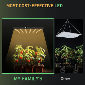 Lámpara Joystar de 360 Vatios con Luz de Espectro Completo de 6 Barras para Cultivo Hidropónico de Plantas de Interior Verduras y Hortalizas con LEDs <span class=keywords><strong>Samsung</strong></span> - Product Image 4