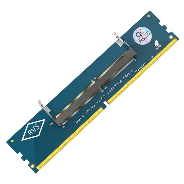 Laptop RAM to so U-DIMM Desktop Adapter Card, Memory Tester so DDR5 to DDR5 U-DIMM Converter
