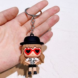 Ca sĩ Taylor giàu trí tưởng tượng Acrylic Keyring cho phụ nữ cô gái Quà tặng Túi Ví phụ kiện Anime Keychain tag bán buôn - Product Image 2