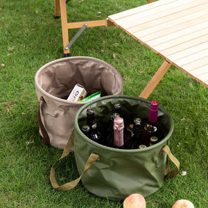 دلو قابل للطي 5 غالون حاوية قابلة للطي دلو مياه حوض غسيل محمول للغسل في الهواء الطلق للسفر - Product Image 4