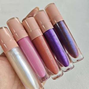 Gloss à lèvres liquide minéral à logo personnalisé, végan, waterproof, haute pigmentation, hydratant, longue tenue, maquillage pour les lèvres - Product Image 2