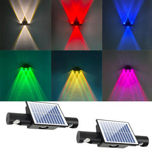 OVO-009 Lampada Solare LED IP65 Orientabile Su/Giù <span class=keywords><strong>con</strong></span> Pannello Solare, <span class=keywords><strong>Luce</strong></span> da Parete Regolabile per Esterni, Impermeabile, per Giardino e Cortile - Product Image 6