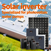 Onduleur de pompe à eau solaire VFD 750W 1.5KW 2.2KW variateur de fréquence avec MPPT