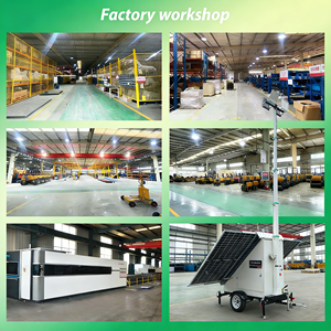 Мобильная дизельная солнечная осветительная вышка на прицепе, портативная светодиодная система освещения для строительства, горнодобывающей промышленности, мероприятий на открытом воздухе, экстренного использования - Product Image 6