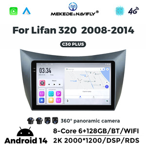 Unidad Principal para Auto Android Serie For & X, Navegación GPS, CarPlay Inalámbrico, DSP de 8 Núcleos, Pantalla Táctil de 9 Pulgadas, 1 Año de Garantía para Lifan <span class=keywords><strong>320</strong></span> - Product Image 6