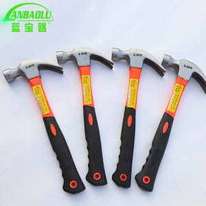 Lanbaolu Claw Hammer High Carbon Steel 0.5kg Round Face 18 In Fiber Handle <b>Nail</b> <b>Puller</b> Hammering Tool - Product Image 4