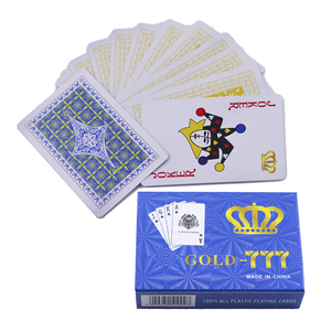 Jeu de cartes à jouer de marque <span class=keywords><strong>777</strong></span> en un seul paquet dans un étui pratique en plastique PS - Product Image 4