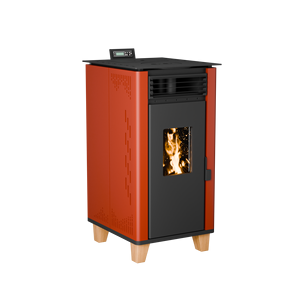 PANSEE Poêle à granulés en métal 6KW pour les besoins de chauffage d'appartements de petite taille - Product Image 4