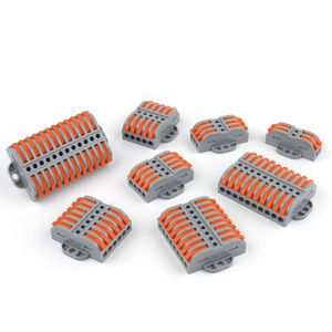Konektor Kabel Listrik Cepat 5 Jalur Universal Kompak, Blok Terminal Push-in, Blok Terminal Cepat Plug-in - Product Image 1