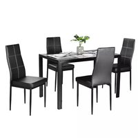 Ensemble de tables à manger en bois antique de luxe classique royal pour 4, 6 ou 8 personnes, ensemble de table à manger moderne en bois italien pour 6 personnes