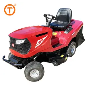 42" China Wholesale Riding Mower Lawn Tractor Garden Ride On Lawn Mowers With Grass Catcher Collection Bag