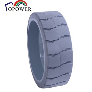 White Non Mark Solid Tyre 200*8 12*4 200*8 High Performance Ideal for Heavy Slag Pot Carrier Applications - Product Image 3