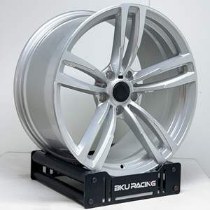 Jantes Bku forgées 5X120 pour <span class=keywords><strong>BMW</strong></span> Série 3 Série 5 E36 <span class=keywords><strong>E46</strong></span> E34 E90 E60, jantes en alliage gris canon de <span class=keywords><strong>17</strong></span>, 18 et 19 pouces - Product Image 4