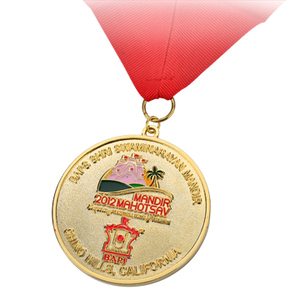 Medalla Deportiva de Metal Personalizada de Alta Calidad, Bañada en Oro y Esmalte de Bronce, Medalla de Premio de Fútbol - Product Image 6