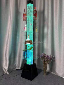 2023 50x50x200 cm Luxe <span class=keywords><strong>bulle</strong></span> d'eau affichage placard armoire arrière bar casier à vin présentoir - Product Image 4