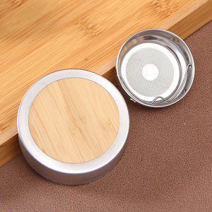 Custom Insulated Stainless Steel <b>Tea</b> Infuser Wooden Flask Wood Tumbler Thermos Bamboo Water Bottle - Product Image 5