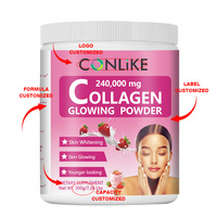 Collagène en poudre pour une peau éclatante, complément alimentaire à base de plantes, fabricant de produits de marque privée, approvisionnement en gros, haute teneur en protéines, faible teneur en calories