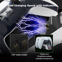 Support de charge double pour manettes PS5 Edge AOLION AL-P5009, station d'accueil en ABS, chargeur double pour manettes, accessoires de jeu
