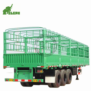 Nouvelle remorque de semi-<span class=keywords><strong>camion</strong></span> de clôture utilisée pour le transport de bétail remorque de <span class=keywords><strong>camion</strong></span> remorque de transporteur de bétail à vendre - Product Image 6