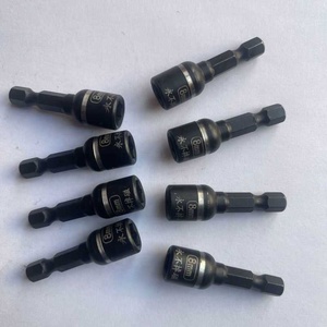 10 pièces <span class=keywords><strong>douille</strong></span> magnétique haute résistance couleur <span class=keywords><strong>tuile</strong></span> en acier hexagonale 8mm tête de <span class=keywords><strong>douille</strong></span> forte vent magnétique lot perceuse queue fil prise - Product Image 3
