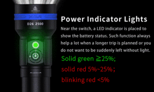 XTAR D26 2500lm <strong>Diving</strong> <strong>Flashlight</strong> IPX8 Waterproof Scuba <strong>Torch</strong> Senter Buat Air Laut <strong>Flashlight</strong> For Seawater <strong>Diving</strong> <strong>Flashlight</strong> - Product Image 2