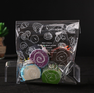 Good Quality Bread <b>Transparent</b> Packaging <b>Bags</b> Candy Biscuit Luxury Plastic Gummy Biscuit Packaging <b>Bag</b> 15*18+3cm - Product Image 6