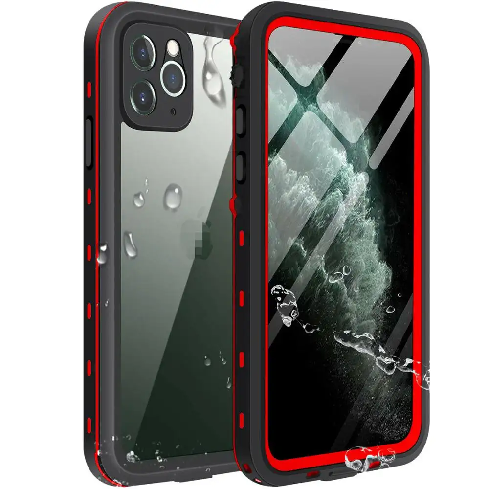 Coque de protection étanche pour iPhone 11 Pro Max, étui à armure robuste, antichoc