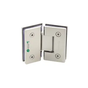 JL-608 Glass Door Fittings Door Pivot Hinge 135 Degree Glass Mount Shower Hinge