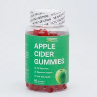 Nouvel Arrivage OEM Étiquette Privée Gummies Détox Vinaigre de Cidre de Pomme Vegan Sans Sucre pour Ventre Plat