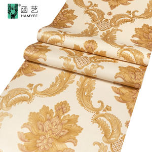 Papier peint intissé 3d personnalisé, tapisserie luxueuse avec des fleurs de roses, pour salon - Product Image 2