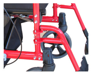 Aluminio ligero usado silla de ruedas manual Rollator Walker para la venta TRA08 - Product Image 4
