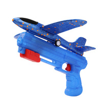 Pistolet à mousse en plastique à éjection manuelle, best-seller transfrontalier, jouet d'extérieur parent-enfant, lanceur lumineux pour enfants