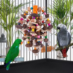 Medium Large Parrot Supplies Durable Bird Toy for <b>Log</b> Gnawing String Tearing Boredom Grinding Cage <b>Decoration</b> - Product Image 4