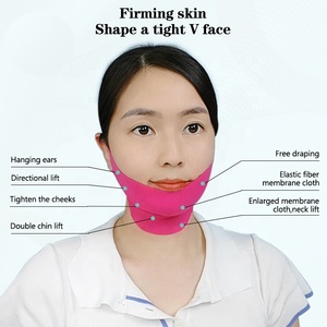 <span class=keywords><strong>Masque</strong></span> en feuille d'hydrogel OEM à marque privée, poudre rose dorée virale, réducteur de double menton, sculptant la ligne du <span class=keywords><strong>visage</strong></span>, raffermissant, végétalien, vente en gros - Product Image 5