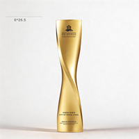 Nouveaux Trophées Créatifs Irréguliers en Résine Or, Argent, Bronze 2026 – Trophée Commémoratif Doré pour Employé Exceptionnel