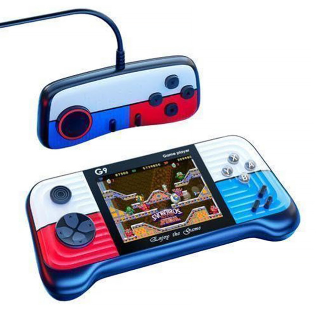 Happy Birthday Gift G9 Game Console Connect to TV with AV Video Cable Two Player Gamepads Box Built in 666 Classic Game Consoles