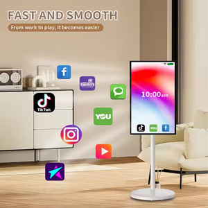 21.5 inch 4K HD màn hình cảm ứng di động thông minh TV Trắng <span class=keywords><strong>LCD</strong></span> màn hình cảm ứng di động máy tính bảng cho streaming - Product Image 4