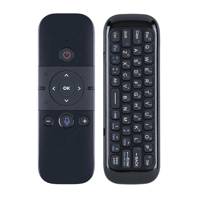 M8 Voice Remote Control Air Mouse 2.4G Mini Wireless Keyboard IR Learning Gyro Sensing Lithium Battery for Android Tv Box
