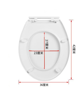 Fabricantes al por mayor cuadrado doble llave caída lenta cubierta de inodoro silenciosa hogar <span class=keywords><strong>Universal</strong></span> cuadrado <span class=keywords><strong>tapa</strong></span> de inodoro - Product Image 5