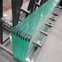 8mm 10mm Verre dépoli laminé avec PVB blanc pour balcon et garde-corps