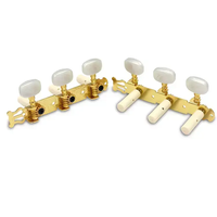Ensemble de machines d'accordage pour guitare classique Têtes et chevilles de machine haut de gamme avec accessoires pour guitares classiques et flamenco de 39 pouces