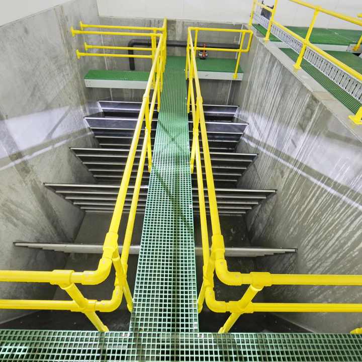 Durable Fiberglass Handrail - FRP Railings by Jingcheng