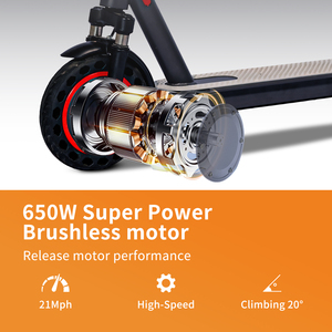 Trottinette Électrique Pliable Urbaine 36V 650W 10.4AH Modèle G20 pour Adultes - 30km/h Étanche Suspension Intégrale Légère avec Application - Product Image 4