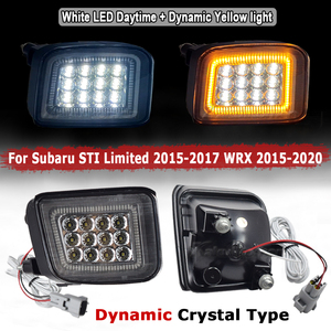 <strong>LED</strong> Front Turn Signal Lamp Amber + White <strong>LED</strong> <strong>Daytime</strong> <strong>Running</strong> <strong>Light</strong> <strong>For</strong> Subaru STI Limited 2015-2017 WRX 2015-2020 New Condition - Product Image 4