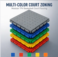 Lapangan Basket Anak 30 x 30 Kaki 900, Lapangan Basket Luar Ruangan, Penutup Lapangan Basket, Ubin Lapangan Basket