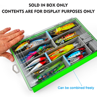 WEIHE H3600/3700 Tackle Leurre Accessoires Boîte De Rangement Forte Étanche En Plastique Carpe Tackle Box
