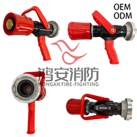 Lance d'incendie Hong'an DN50 de type Storz C allemand, avec cœur en laiton, jet réglable, poignée pistolet, pour la lutte contre l'incendie, OEM