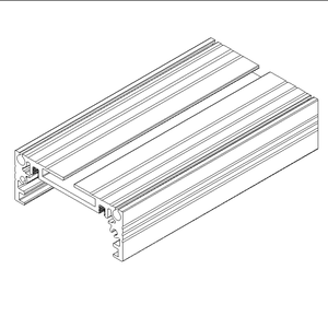 Alumínio escovado cinza personalizado LED perfil - Product Image 1