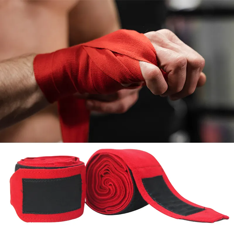 מותאם אישית מודפס אלסטי Boxbandage 5m קיקבוקסינג Bandagen Handwraps אגרוף תחבושת 180 אינץ מקסיקני אגרוף יד לעטוף